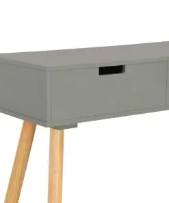 vidaXL Console Table Grey 80x30x72 cm Solid Pinewood