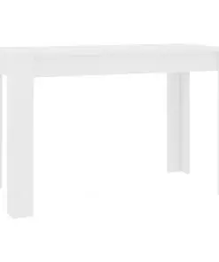 vidaXL Dining Table White 120x60x76 cm Chipboard