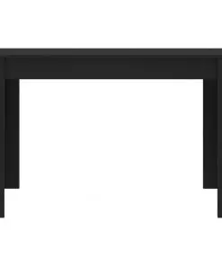 vidaXL Dining Table Black 120x60x76 cm Chipboard