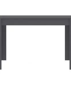 vidaXL Dining Table Grey 120x60x76 cm Chipboard