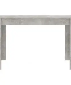 vidaXL Dining Table Concrete Grey 120x60x76 cm Chipboard