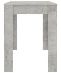 vidaXL Dining Table Concrete Grey 120x60x76 cm Chipboard