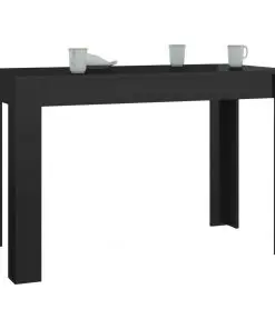 vidaXL Dining Table High Gloss Black 120x60x76 cm Chipboard