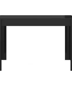 vidaXL Dining Table High Gloss Black 120x60x76 cm Chipboard