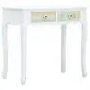 vidaXL Console Table White 80x40x74 cm Wood