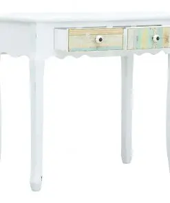 vidaXL Console Table White 80x40x74 cm Wood