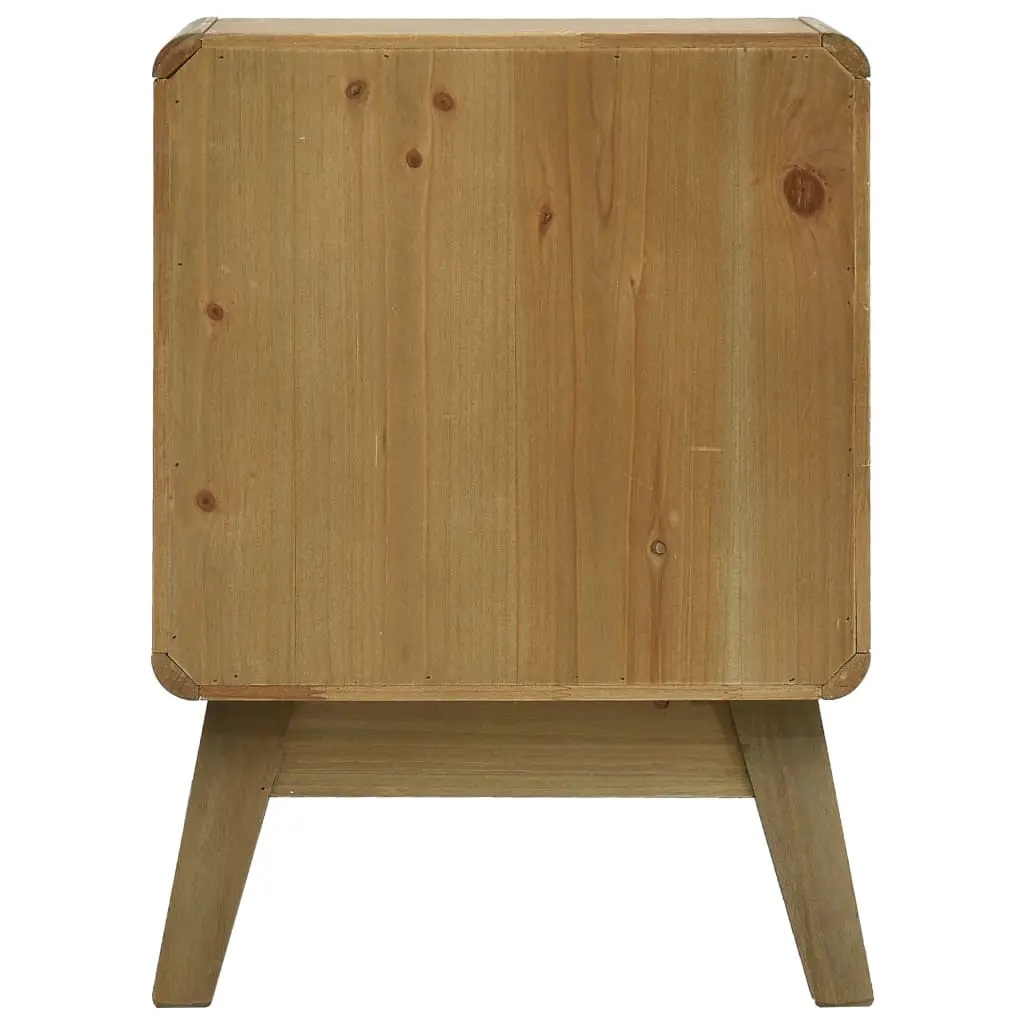 vidaXL Bedside Cabinet Brown 37x30x51 cm Wood