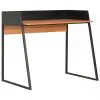 vidaXL Desk Black and Brown 90x60x88 cm vidaXL Desk Black and Brown 90x60x88 cm