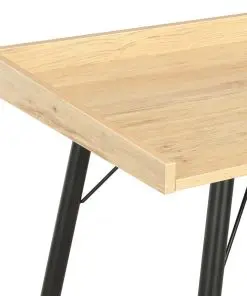 vidaXL Desk Oak 90x50x79 cm
