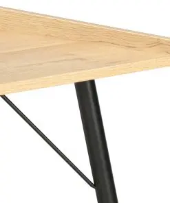 vidaXL Desk Oak 90x50x79 cm