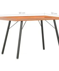 vidaXL Desk Brown 90x50x79 cm