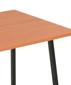 vidaXL Desk with Shelving Unit Black and Brown 102x50x117 cm