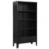 vidaXL Bookshelf Industrial Black 90x40x180 cm Steel vidaXL Bookshelf Industrial Black 90x40x180 cm Steel