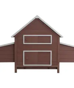 vidaXL Chicken Coop Brown 157x97x110 cm Wood