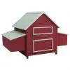 vidaXL Chicken Coop Red 157x97x110 cm Wood