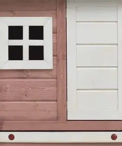 vidaXL Chicken Cage Mocha 170x81x110 cm Solid Pine & Fir Wood