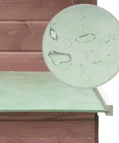 vidaXL Chicken Cage Mocha 170x81x110 cm Solid Pine & Fir Wood