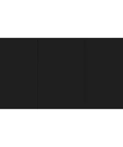 vidaXL Dining Table High Gloss Black 180x90x76 cm Chipboard