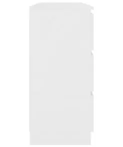 vidaXL Sideboard White 140x35x76 cm Chipboard