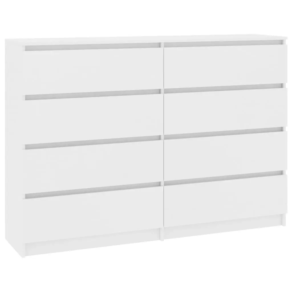 vidaXL Sideboard White 140x35x99 cm Chipboard