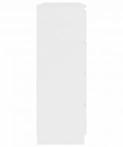 vidaXL Sideboard White 140x35x99 cm Chipboard