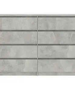 vidaXL Sideboard Concrete Grey 140x35x99 cm Chipboard