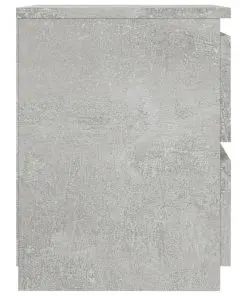 vidaXL Bedside Cabinet Concrete Grey 30x30x40 cm Chipboard