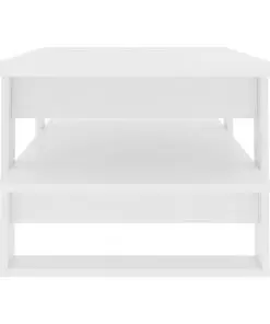 vidaXL Coffee Table White 110x55x42 cm Chipboard