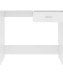 vidaXL Desk White 100x50x76 cm Chipboard