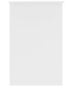 vidaXL Desk White 100x50x76 cm Chipboard