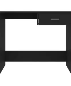 vidaXL Desk Black 100x50x76 cm Chipboard