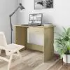 vidaXL Desk Sonoma Oak 100x50x76 cm Chipboard