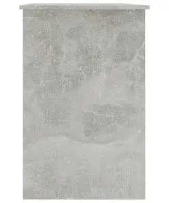 vidaXL Desk Concrete Grey 100x50x76 cm Chipboard