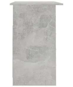 vidaXL Desk with Drawers Concrete Grey 110x50x76 cm Chipboard