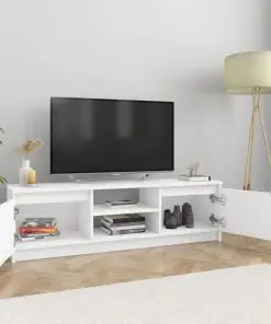 vidaXL TV Cabinet White 120x30x35.5 cm Chipboard