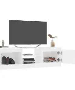 vidaXL TV Cabinet White 120x30x35.5 cm Chipboard