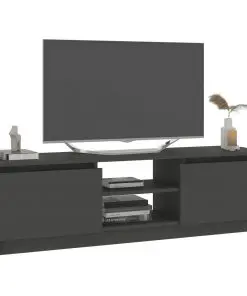 vidaXL TV Cabinet Grey 120x30x35.5 cm Chipboard