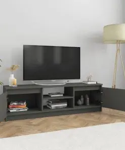 vidaXL TV Cabinet Grey 120x30x35.5 cm Chipboard
