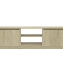 vidaXL TV Cabinet Sonoma Oak 120x30x35.5 cm Chipboard