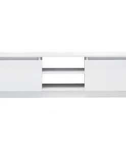 vidaXL TV Cabinet High Gloss White 120x30x35.5 cm Chipboard