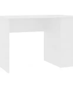 vidaXL Desk White 110x60x73 cm Chipboard