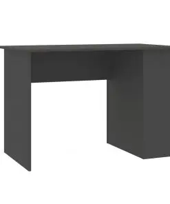 vidaXL Desk Grey 110x60x73 cm Chipboard