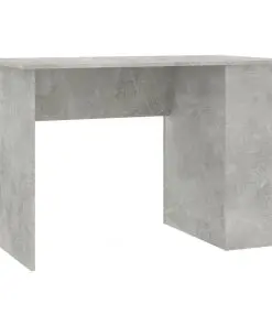 vidaXL Desk Concrete Grey 110x60x73 cm Chipboard