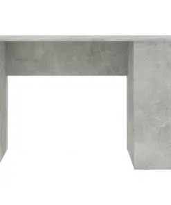 vidaXL Desk Concrete Grey 110x60x73 cm Chipboard