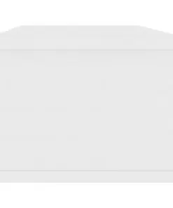 vidaXL Wall-mounted Drawer Shelf White 88x26x18.5 cm Chipboard