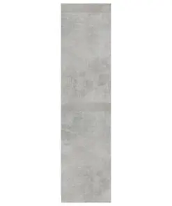 vidaXL Wardrobe Concrete Grey 100x50x200 cm Chipboard