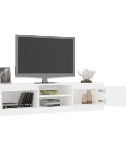vidaXL TV Cabinet White 140x40x35.5 cm Chipboard