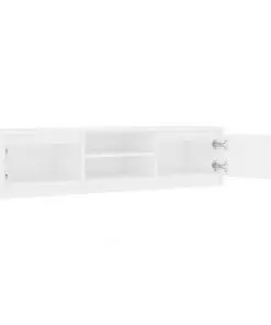 vidaXL TV Cabinet White 140x40x35.5 cm Chipboard
