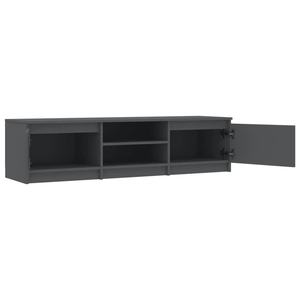 vidaXL TV Cabinet Grey 140x40x35.5 cm Chipboard