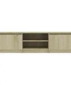 vidaXL TV Cabinet Sonoma Oak 140x40x35.5 cm Chipboard